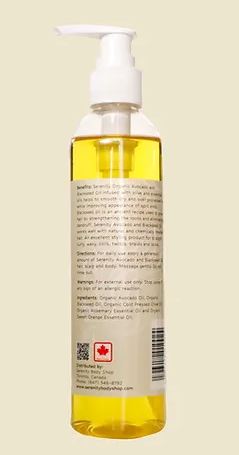 Serenity Black Seed and Avocado Oil 8oz, Sareya Beauty Supply store in Calgary Alberta Canada